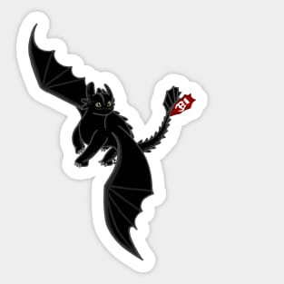 Toothless Sticker